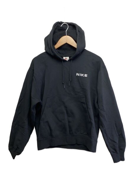 NIKE(ナイキ) / 90S～/ロゴ刺繍/パーカー/L/コットン/BLK/無地 | 古着