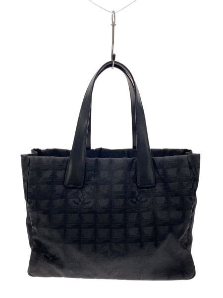 CHANEL(シャネル) / ニュートラベルライン トートバッグ MM/ラメ入り 