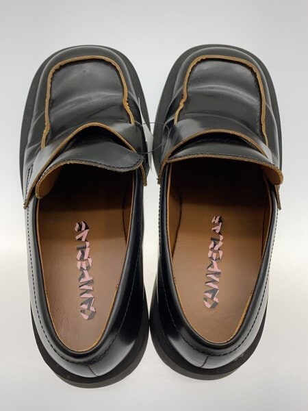 CAMPERLAB(カンペールラボ) / スクエアトゥローファー/40/BLK/レザー