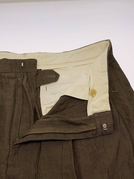 90's Ralph Lauren 2タック シルク スラックス POLO RALPH LAUREN(ポロラルフローレン) / 90s/2タック/シルクコットン