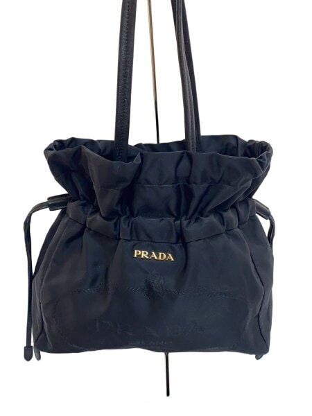 PRADA(プラダ) / ロゴ ジャガード トートバッグ/巾着型/ナイロン 