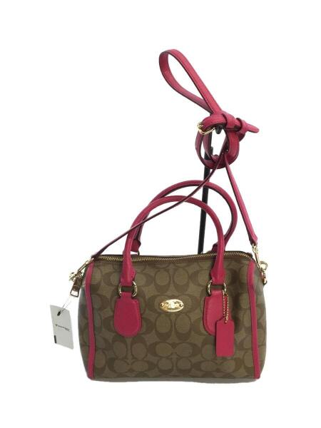 COACH(コーチ) / ショルダーバッグ/PVC/ベージュ/総柄/F34084/2way 