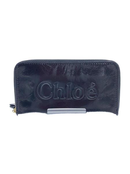 Chloe(クロエ) / 長財布/レザー/ブラック/無地/レディース | 中古品の 