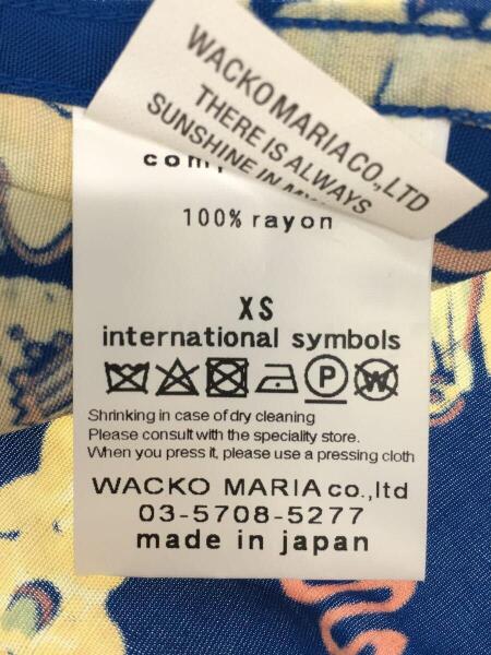 WACKO MARIA(ワコマリア) / 半袖シャツ/XS/レーヨン/ブルー/GUILTY
