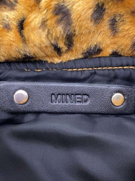 MINEDENIM / ブルゾン/3/レーヨン/キャメル/レオパード/2211-9001-27-032/総柄 MINEDENIM(マインデニム) / ブルゾン/3/レーヨン/キャメル/レオパード