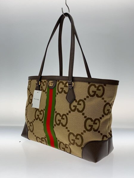 GUCCI(グッチ) / トートバッグ/ブラウン/総柄/631685・498879/ジャンボ 