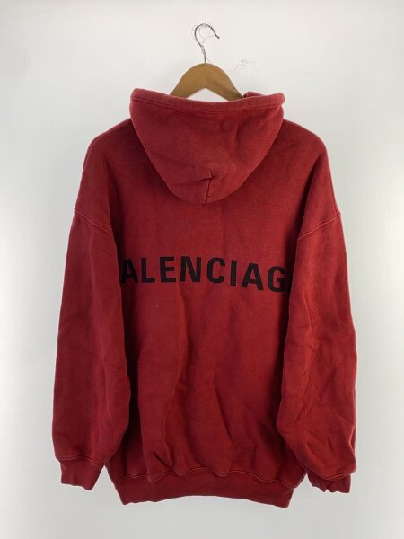 BALENCIAGA(バレンシアガ) / パーカー/XS/コットン/レッド/プル 