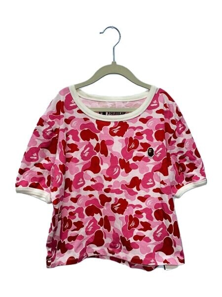 A BATHING APE ピンク迷彩 Tシャツ M A BATHING APE 迷彩柄 サル Tシャツ L 白 ピンク - メルカリ