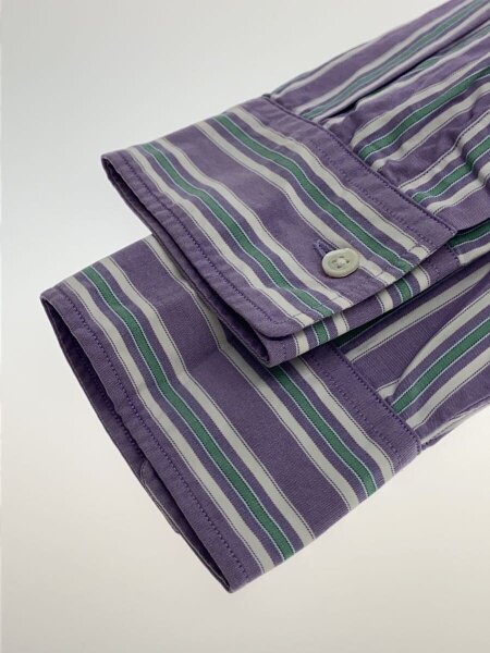 AURALEE / 長袖シャツ/4/コットン/パープル/ストライプ/A95501TS AURALEE(オーラリー) / 長袖シャツ/4/コットン/パープル/ストライプ