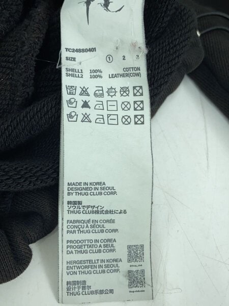 Thug Club(サグクラブ) / パーカー/1/コットン/BLK/TC24SS0401