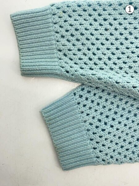 TTT_MSW(ティー) / 21AW/Wool pullover knit/メッシュ/セーター/TTT 