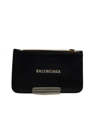 BALENCIAGA(バレンシアガ) / カードケース/レザー/BLK/ユニセックス
