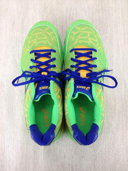 Asics アシックス Gel Fireblast 26 5cm 緑 ハンドボールシューズ ローカットスニーカー アシックスゲル セカンドストリート 衣類 家具 家電等の買取と販売ならセカンドストリート お問い合わせ番号
