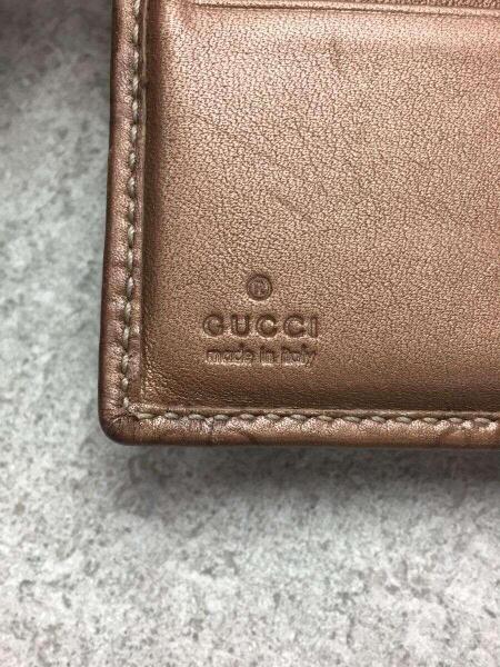 GUCCI(グッチ) / 2つ折り財布/レザー/レディース/ブラウン/245727