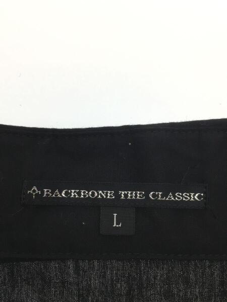 BACK BONE(バックボーン) / 長袖シャツ/L/コットン/ブラック/BB12S 