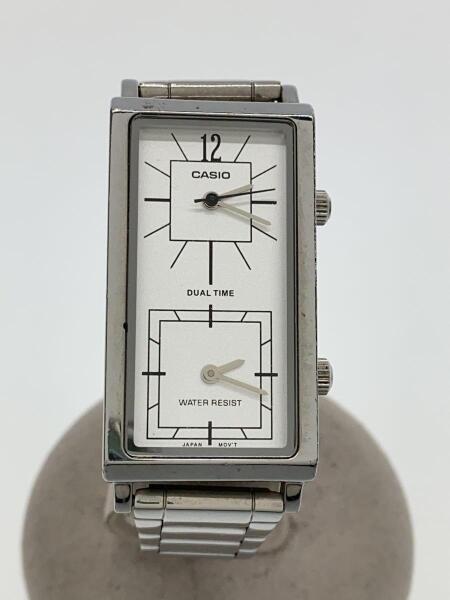 CASIO(カシオ) / クォーツ腕時計/アナログ/シルバー/LTP-E151 | 中古品 
