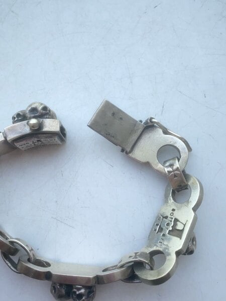 SOFFER ARI / ブレスレット/SV925/SLV/スカル/USA製 SOFFER ARI(ソファーアリ) / ブレスレット/SV925/SLV/スカル/USA製