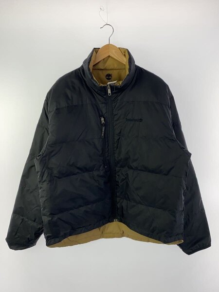 Timberland / ダウンジャケット/XL/ナイロン/ベージュ/無地/90s/リバーシブル Timberland(ティンバーランド) / ダウンジャケット/XL/ナイロン