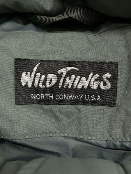 WILDTHINGS / ダウンジャケット/XL/ナイロン/KHK/WT22422SN-EF WILDTHINGS(ワイルドシングス) / ダウンジャケット/XL/ナイロン/KHK
