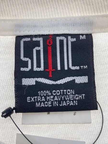 SAINT MICHAEL(セントマイケル) / 長袖Tシャツ/L/コットン/WHT/SM-A23