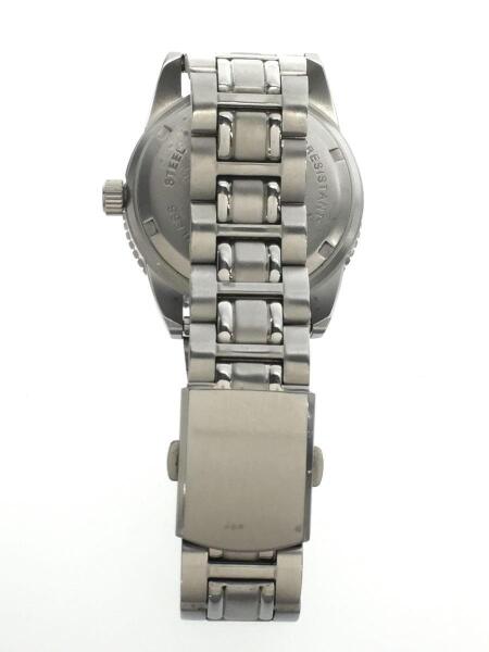 BULOVA(ブローバ) / クォーツ腕時計/アナログ/ステンレス/WHT/SLV
