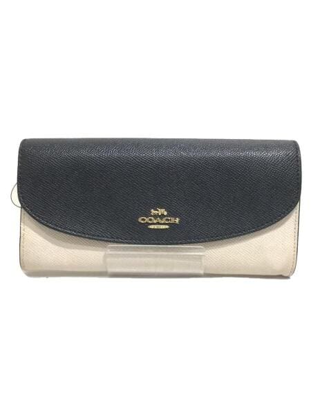COACH コーチ 財布 COACH(コーチ) / 長財布/PVC/NVY/レディース/F26457/紺/白/ | 中古品の