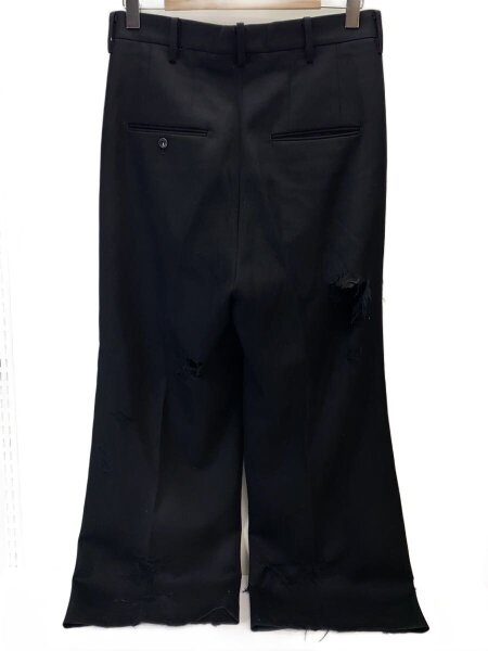 doublet(ダブレット) / DESTROYED WIDE TROUSERS/スラックスパンツ/36