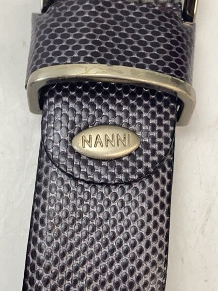 NANNI ダークブラウン メンズベルト【中古品】 nanni(ナンニ) / ベルト/レザー/メンズ// | 中古品の販売・通販なら