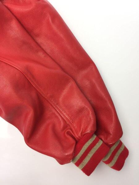 Lee(リー) / 80s/Lee TREVORスタジャン/M/レザー/RED | 古着の販売 