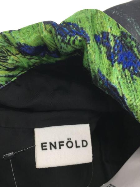 ENFOLD(エンフォルド) / バッグ/--/GRN/総柄/ドローストリングバッグ 