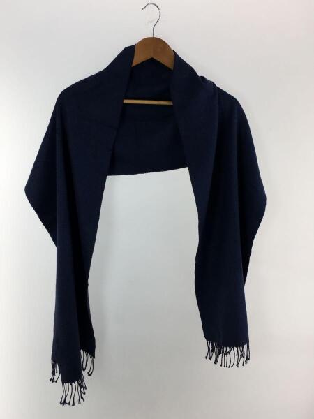 処分特価Ermenegildo Zegna ネイビーマフラーエルメネジルド