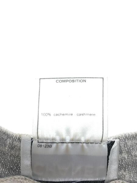 CHANEL / ニットベスト(薄手)/38/カシミア/BEG/P36517K02275 CHANEL(シャネル) / ロゴラインニットベスト(薄手)/38/カシミア/BEG