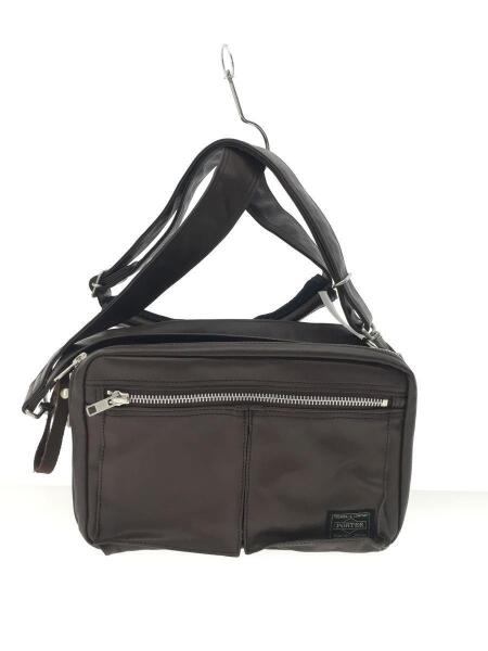 サ*ク様 PORTER ブラックレザー ショルダーバッグ　フリースタイル PORTER ブラックレザー ショルダーバッグ フリースタイル FREE STYLE