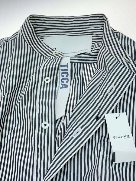 TICCA(ティッカ) / シャツワンピース/FREE/コットン/ストライプ