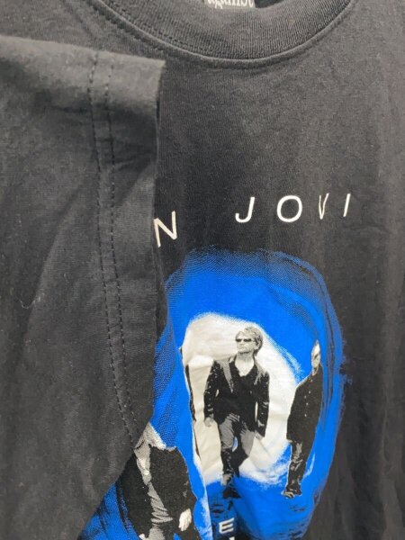AGAINST(アゲインスト) / バンドTシャツ/L/コットン/ブラック/BON JOVI