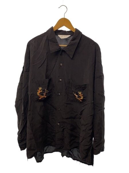 ANCELLM(アンセルム) / 25SS/AGING EMBROIDERY SHIRT /1/キュプラ