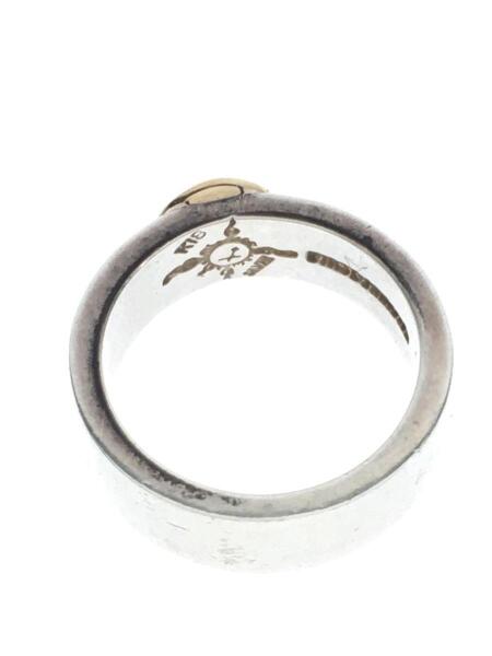 FIRST ARROW'S(ファーストアローズ) / K18付/平打8mm/リング/SILVER/17