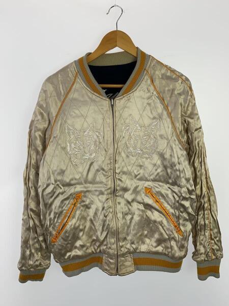 DENIME ドゥニーム 別珍 × キルティングサテン スカジャン