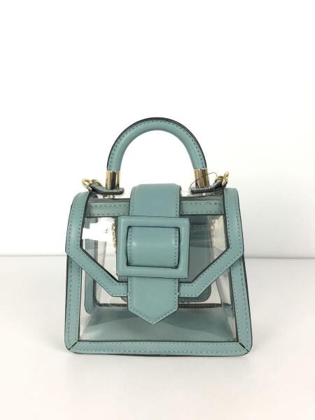ZARA(ザラ) / クリアハンドバッグ/ハンドバッグ/ブルー | 中古品の販売 