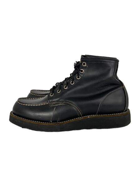 RED WING◆レースアップブーツ/US9.5/BLK/8137 RED &frasl; WING(レッドウィング) 良品 WING◇レースアップブーツ・6インチクラシックモックトゥ&frasl;US9 公式通販