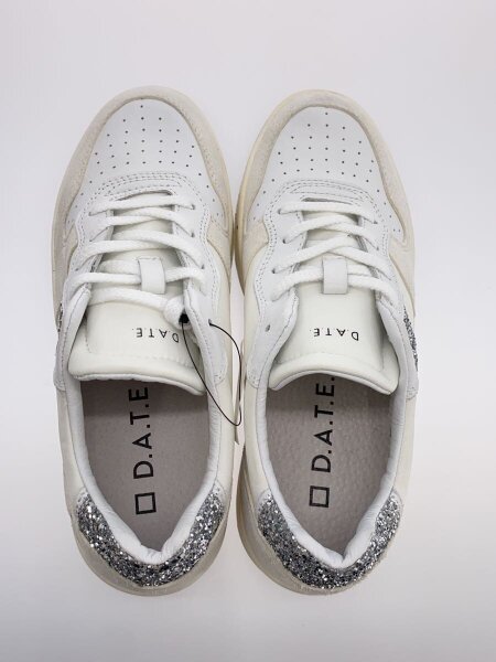 D.A.T.E.(デイト) / ローカットスニーカー/24.5cm/WHT/レザー// | 中古