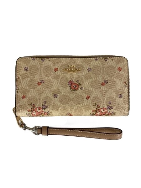 COACH(コーチ) / シグネチャーフローラル/長財布/ベージュ/総柄 