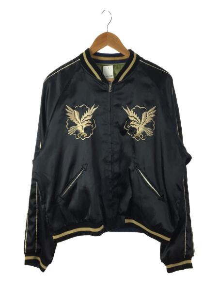 テーラー東洋 スカジャン　龍✖️鹿　ブラック　グリーン SILVER ファッション テーラー東洋 スカジャン 龍✖️鹿