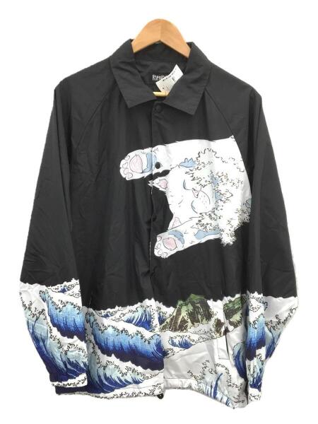 RIPNDIP(リップンディップ) / ナイロンジャケット/L/ナイロン/BLK/総柄