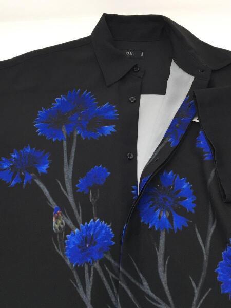 ジャケット/S/ポリエステル/BLK/花柄/4082