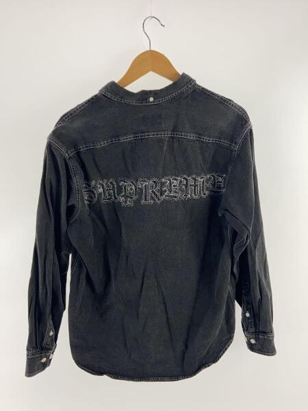 Supreme(シュプリーム) / 21AW/Applique Denim Shirt/S/コットン/BLK 