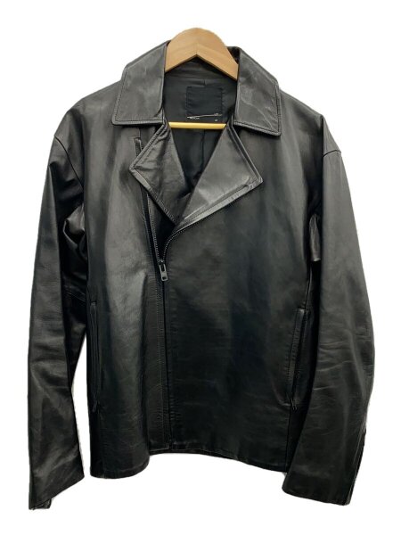 【美品】LAD MUSICIAN ダブルライダースジャケット 44 牛革 LADMUSICIAN ダブルライダースジャケット