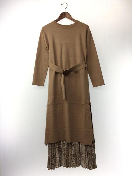 rienda(リエンダ) / Pattern Pleats SET Knit OP/セットアップ/FREE  