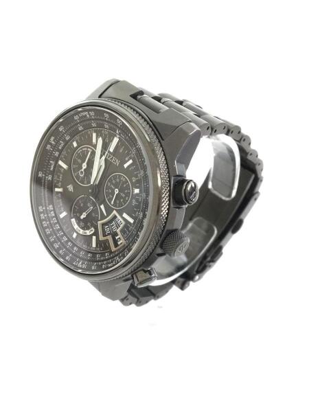 CITIZEN(シチズン) / ソーラー腕時計/アナログ/ステンレス/BLK/BLK/SS  