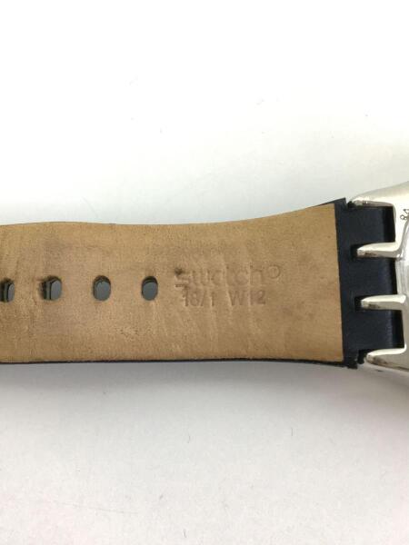 SWATCH(スウォッチ) / 自動巻腕時計/アナログ/レザー/NVY/NVY/SISTEM